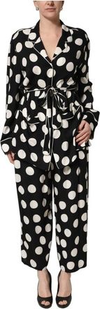 Dolce & Gabbana Pyjamas, female, Black, Size: 3XL Pajama Top and Pants