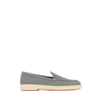 Santoni Loafers, female, Gray, Size: 11 US Yalta Loafers