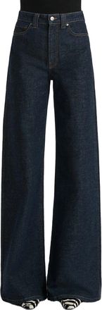 Khaite Womens Jean Dane En Denim Blue