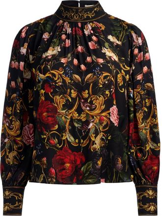 Alice & Olivia Womens Shirts Black