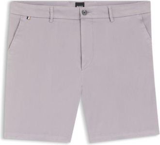 BOSS Modern-fit shorts in stretch-cotton twill