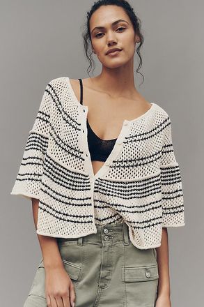 Maeve Crochet Cardigan Cape
