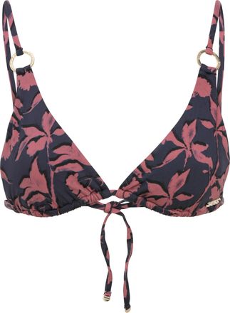 HUGO BOSS Bustier-Bikini-Top BOSS CECIL TRIANGLE BRA, Damen, Gr. XS, N-Gr, bunt (open miscellaneous 960), Microfaser, Elasthan, Polyamid, gemustert, Bikini-Ober