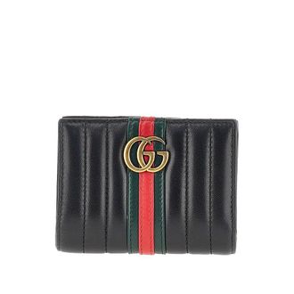 Gucci GG Marmont nappa leather bi-fold wallet Woman One Size