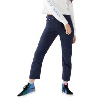 Levi's Wedgie Straight Cords Jean In Blue