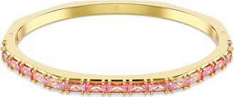 Swarovski Matrix Baguette-Cut Gold-Plated Bracelet, Size Small