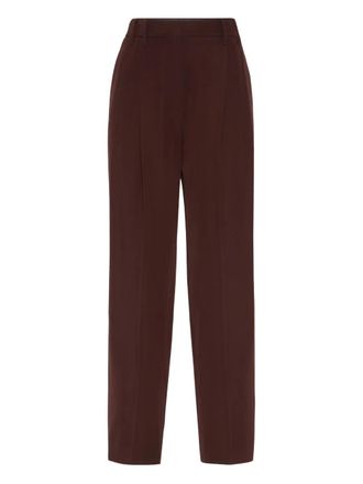 Brunello Cucinelli pleated-details trousers - Red
