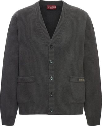 Gucci L/S Cardigan 3019 - Heren - Vesten - Grijs - M - Truien & Vesten