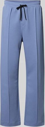 HUGO BOSS Regular Fit Sweatpants aus Baumwoll-Mix Modell JT_MEMBER HURLEY in Ocean, Gr&ouml;&szlig;e XXXL