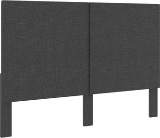 vidaXL Cabecero De Tela Gris Oscuro 140x200 Cm Vidaxl