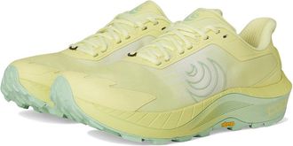 Topo Athletic Mtn Racer 4 Womens Running Shoes Yellow/Green : 10.5 B - Medium, Synthetic