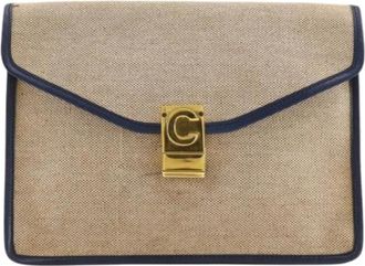 Celine Pre-owned Vintage Clutch - Dames - Vintage Clutch - Beige - ONE Size - Vintage