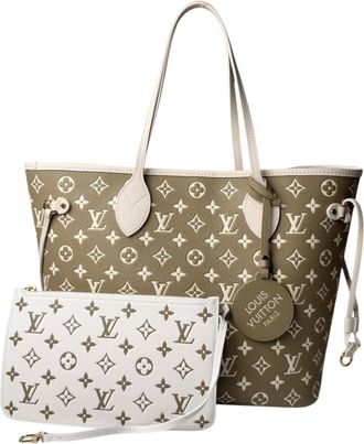 Louis Vuitton Beige Khaki Monogram Empreinte Pouch (Pre-Owned)