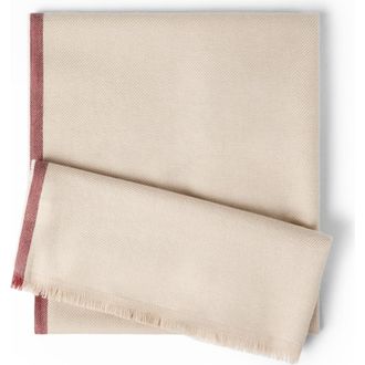 Brunello Cucinelli Wool and cashmere scarf in Sand at Nordstrom