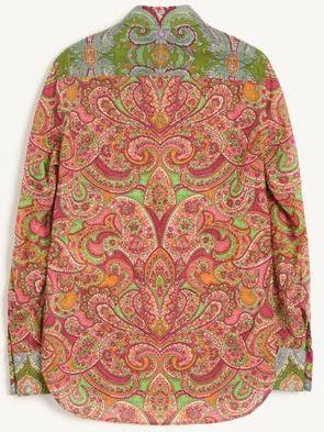 Valentino Camicia In Mussola Cachemire Voyage Imaginaire Donna MULTICOLOR 36