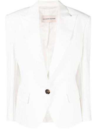 Alexandre Vauthier Blazer monopetto - Bianco