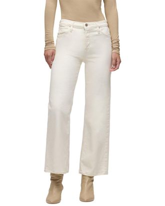 Hudson Rosie Ecru Wide Leg Jean