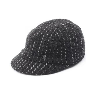 Chanel Pre-owned Accessories, female, Black, Size: ONE SIZE Pre-owned Tweed Casquette