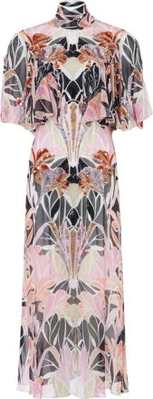 Temperley London Abito midi Alani - Rosa