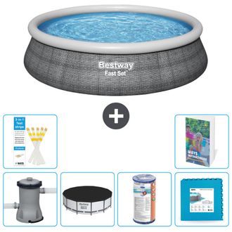 Bestway Piscina Bestway Fast Set Redonda - 457x84 Cm - 7-piezas S254