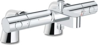 GROHE Grohtherm 800 Cosmopolitan Mezclador Termost&aacute;tico Para Ba&ntilde;era 1/2 + Balaustres Cromados Luxury