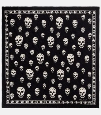 Alexander McQueen Skull silk scarf