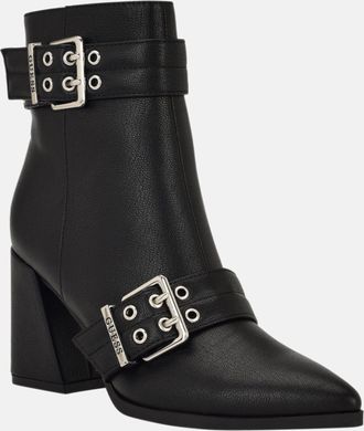 Guess Teases Buckled Block Heel Booties