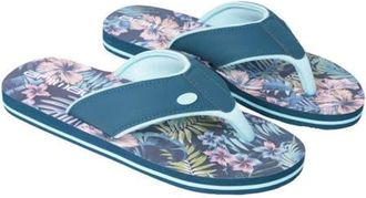 Animal Leaf Print Flip Flops in Mint at Nordstrom, Size 8