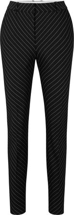 HUGO BOSS Dames/Dames Tamata Pinstripe Sigarettenbroek (Zwart)