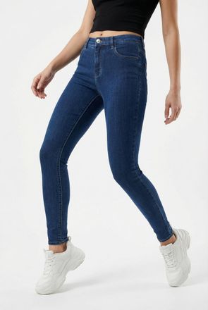 Only Skinny-fit-Jeans ONLY ONLRAY REG WAIST SKINNY BOX DNM, Damen, Gr. XL, L&auml;nge 32, medium blau denim, Denim/Jeans, Obermaterial: 53% Viskose, 29% Baumwol