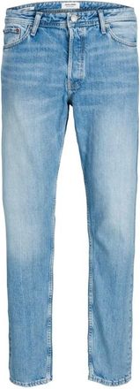 Jack & Jones Lichtblauwe Straight Fit Jeans - Heren - Slim Fit Jeans - Blauw - W34 L32 - Katoen - Jeans