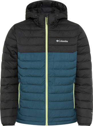 Columbia Steppjacke COLUMBIA Powder Lite II Hooded Jacket, Herren, Gr. S, blau (everblau, shark), Web, Obermaterial: 100% Polyester. Wattierung: 100% Polyester