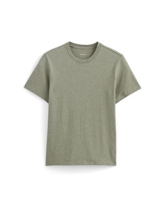 Everlane Everlane Mens The Premium-Weight Crew | Uniform, Heather Sage Green, Large