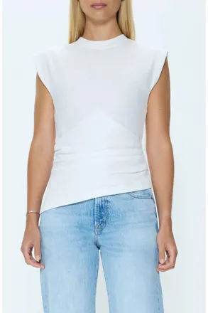Pistola Denim Nya Top In Le Blanc