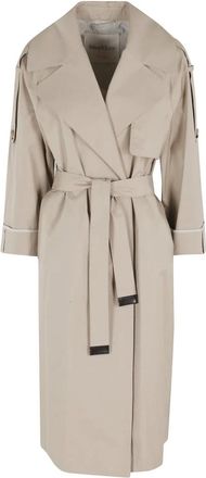 Max Mara Trench Coats, female, Beige, Size: XS Utrench Trench Coat