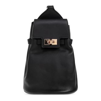 Max Mara Backpacks, female, Black, Size: ONE SIZE Margaux One-Shoulder Backpack