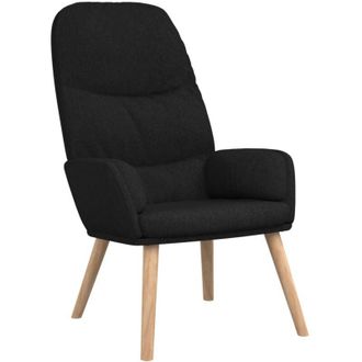 vidaXL Sill&oacute;n De Relax De Tela Negro Vidaxl