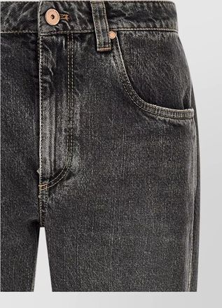 Brunello Cucinelli cropped straight-leg denim jeans