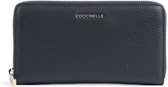 Coccinelle Womens Wallet Midnight Blue Cowhide Bags