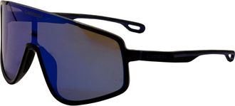 Carrera Mens 99 mm Black Blue Sunglasses
