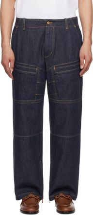 【関税込み】Moncler インディゴ ファイブポケット ジーンズ Moncler five-pockets jeans - women - Cotton - 42 - Blue from