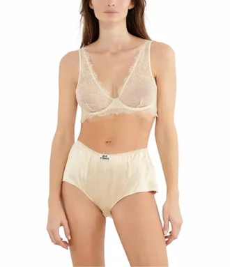 Love Stories Chrissyhigh Waisted Briefs In Off White