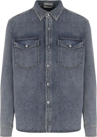 J.W.Anderson Oversized Denim Overhemd - Heren - Spijkeroverhemden - Blauw - M - Denim - Overhemden