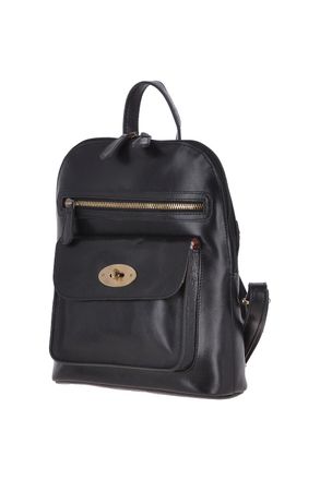 Ashwood Leather Womens UrbanX Vegetable Tanned Real Backpack - Black - One Size