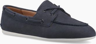 Sperry Top-Sider Womens Sperry Slim Boat Shoe Leather Womens Navy Boat Shoes - Size: UK 8 / eu 41.5 / us 10.5