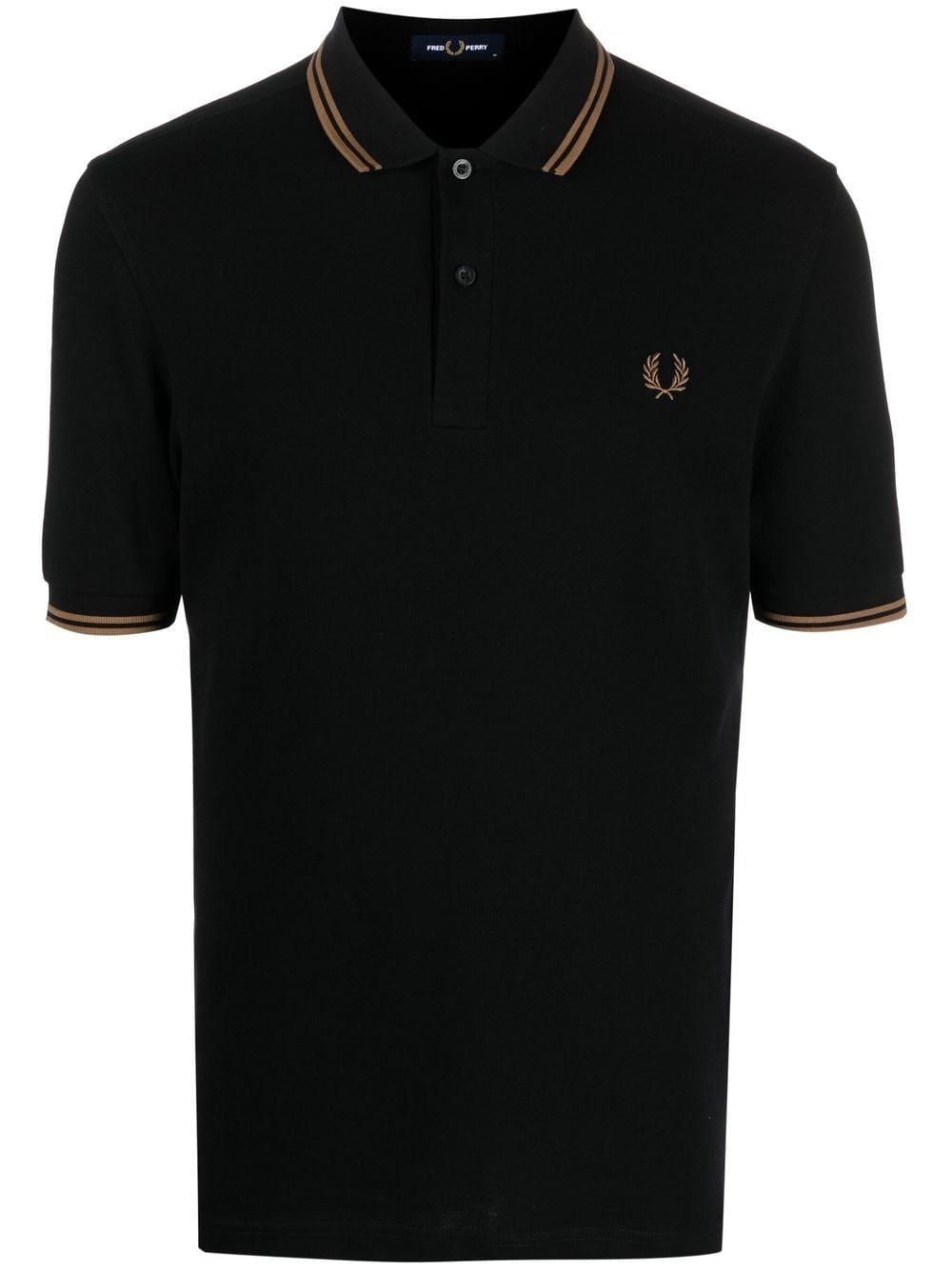 Fred Perry embroidered logo polo shirt men Cotton S Black from 107.00 on Stylight