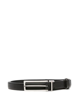 Tom Ford Natural Leather Metal T Loop Belt 15 Mm