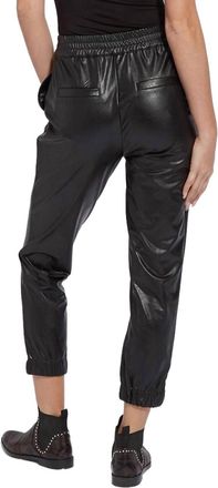 Lyss&eacute; Brisk Leather Jogger In Black