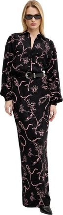 Moschino Maxi Jurken - Dames - Maxi kleedjes - Zwart - L - Kleedjes