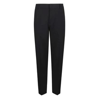 Emporio Armani Straight Trousers, male, Black, Size: 2XL Chinos in nylon stretch twill